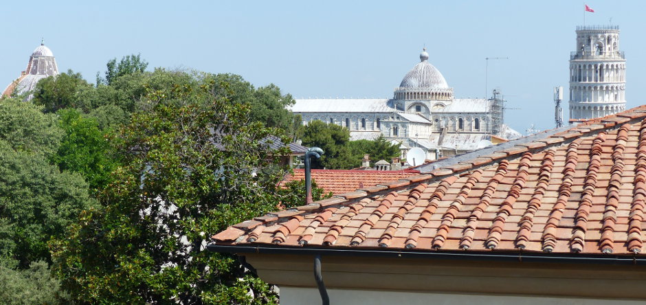 Terrazza panoramica con spettacolare vista di Torre, Duomo e Battistero